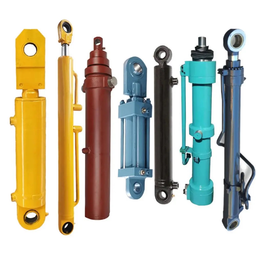 The structural composition of the hydraulic cylinder