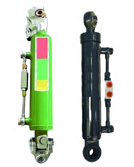 Middle pull rod oil cylinder