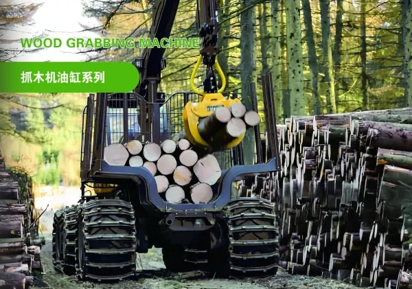 Wood grabbing machine oil cylinder series